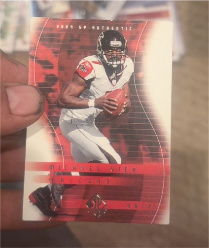 2004 SP Authentic #3 Michael Vick — front