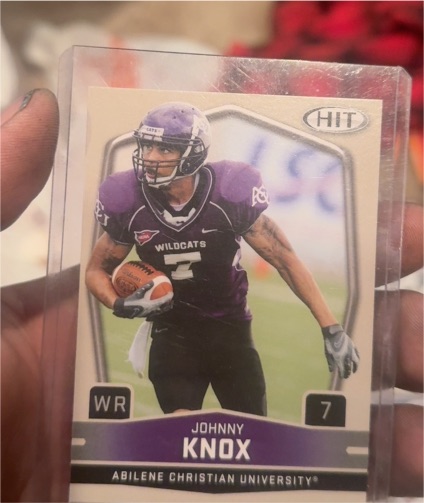 2009 Sage Hit #74 Johnny Knox — front