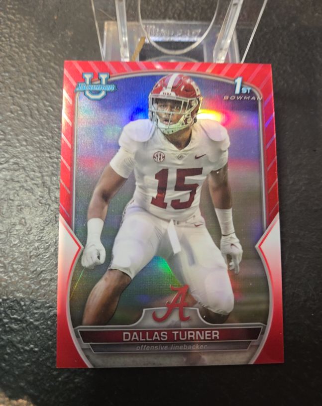 2022 Bowman University Chrome #6 Dallas Turner — front