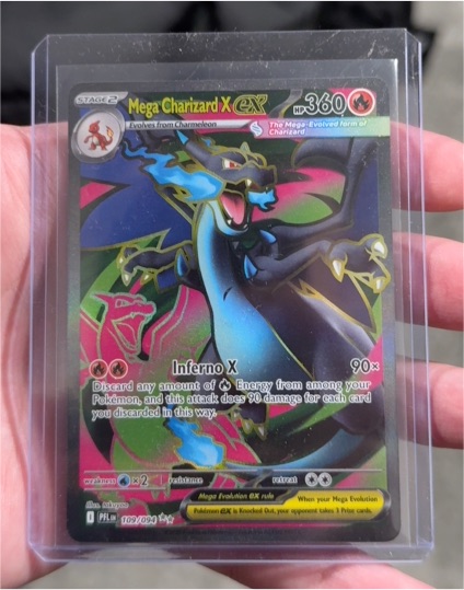 2025 Pokémon TCG #109 Mega Charizard X EX — front