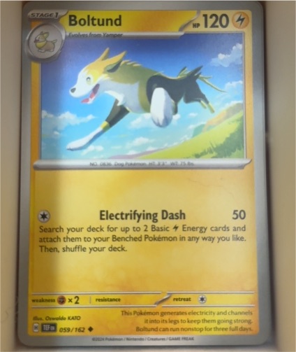 2024 Pokémon SV05: Temporal Forces #059 Boltund — front