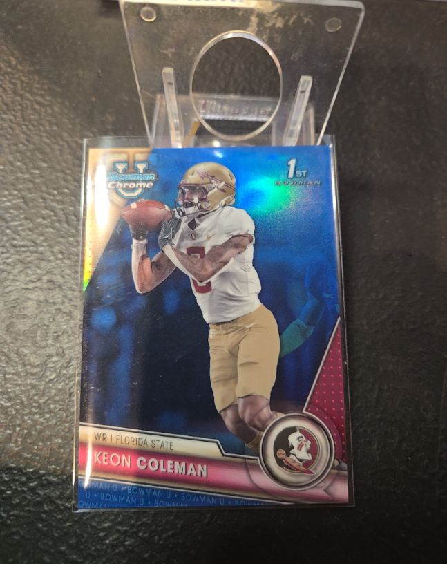 2023 Bowman University Chrome #126 Keon Coleman — front