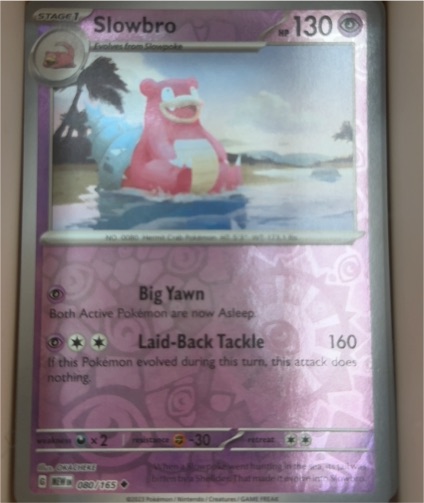 2023 Pokémon SV: Scarlet & Violet 151 #080 Slowbro — front
