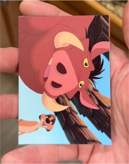 1994 SkyBox The Lion King Series 1 & 2 #39 Hakuna Matata — front