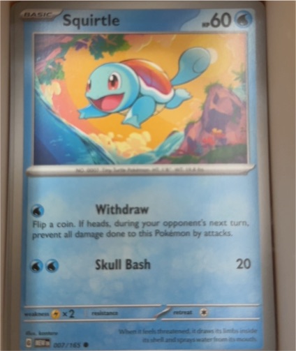 2023 Pokémon Scarlet & Violet 151 #007 Squirtle — front