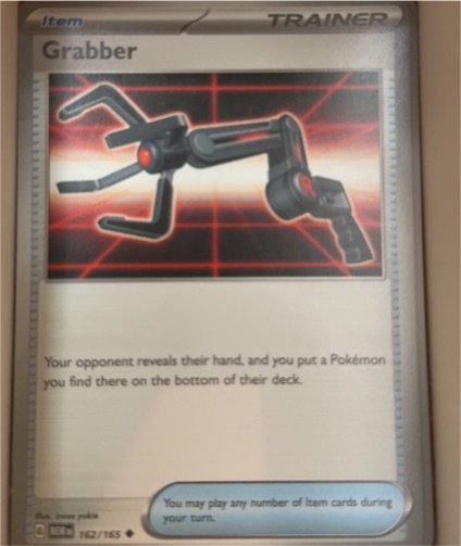 2023 Pokémon Scarlet & Violet 151 #162 Grabber — front