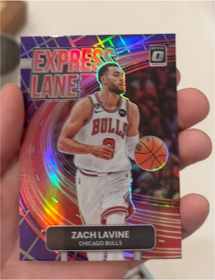 2022-23 Panini Donruss Optic #15 Zach LaVine Express Lane — front