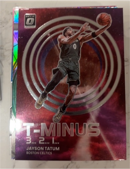 2022-23 Panini Donruss Optic #4 Jayson Tatum T-Minus 3...2...1... — front