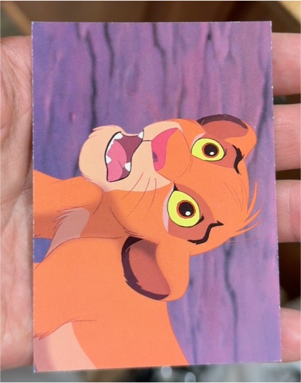 1994 SkyBox The Lion King #22 Simba — front