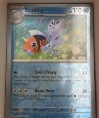 2024 Pokémon Scarlet & Violet 151 #119 Seaking — front