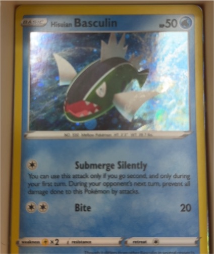 2023 Pokemon SWSH273 Hisuian Basculin — front