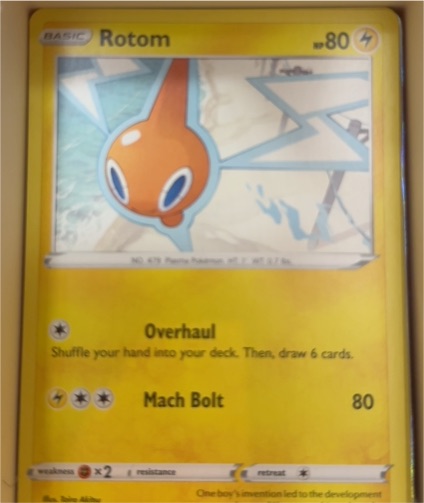 2022 Pokémon Sword & Shield Silver Tempest #53 Rotom — front