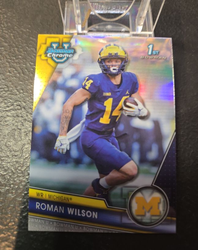 2023 Bowman Chrome University #169 Roman Wilson — front