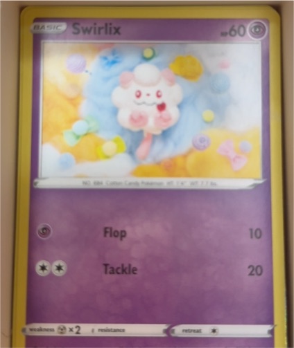 2022 Pokemon SWSH12: Silver Tempest #083 Swirlix — front