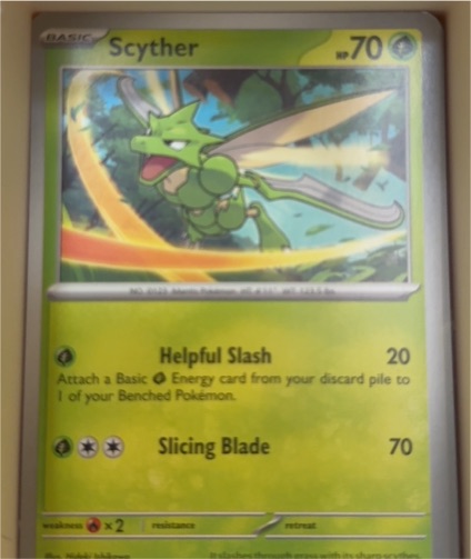2022 Pokémon Scarlet & Violet 151 #123 Scyther — front