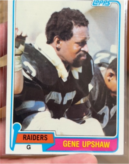 1981 Topps #219 Gene Upshaw — front