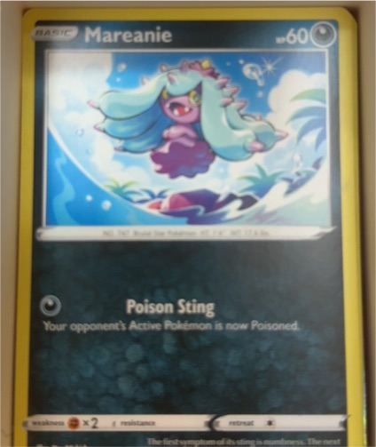2022 Pokemon TCG Sword & Shield Silver Tempest #114 Mareanie — front