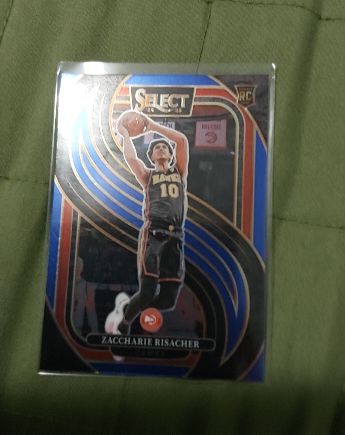 2024-25 Panini Select Premier Level #180 Zaccharie Risacher — front