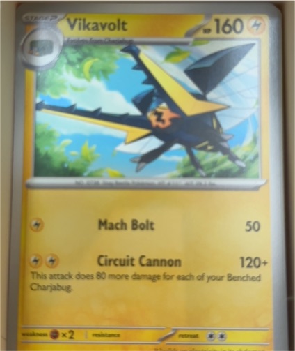 2024 Pokemon SV05: Temporal Forces #56 Vikavolt — front