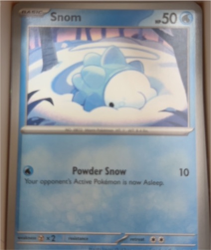 2024 Pokemon SV05: Temporal Forces #045 Snom — front