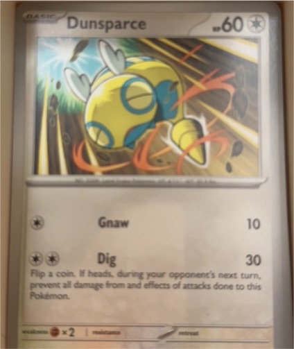 2025 Pokémon Scarlet & Violet Prismatic Evolutions #79 Dunsparce — front