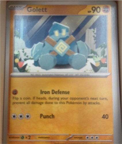 2024 Pokémon Scarlet & Violet Temporal Forces #87 Golett — front