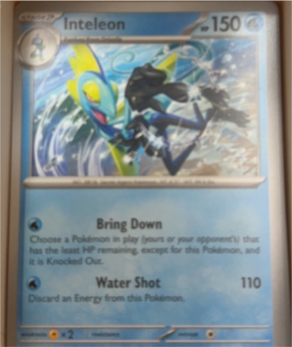 2025 Pokémon ME01: Mega Evolution #041 Inteleon — front
