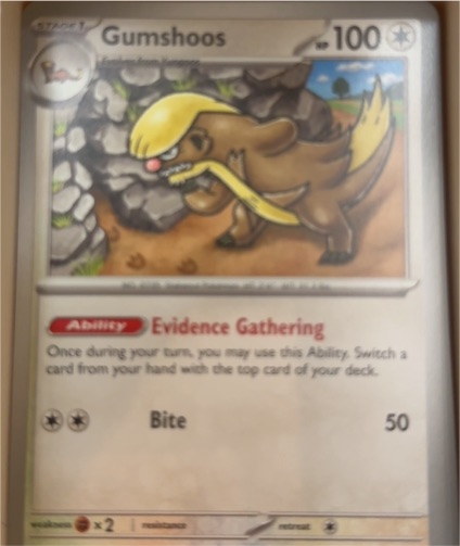 2016 Pokemon TCG Mega Evolution #110 Gumshoos — front