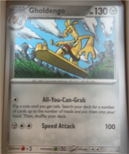 2025 Pokémon Mega Evolution #099 Gholdengo — front