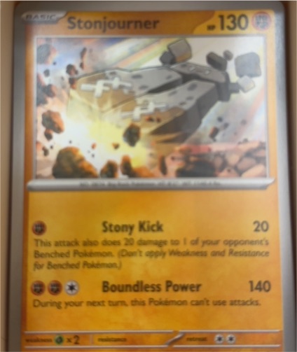 2025 Pokémon Mega Evolution #081 Stonjourner — front