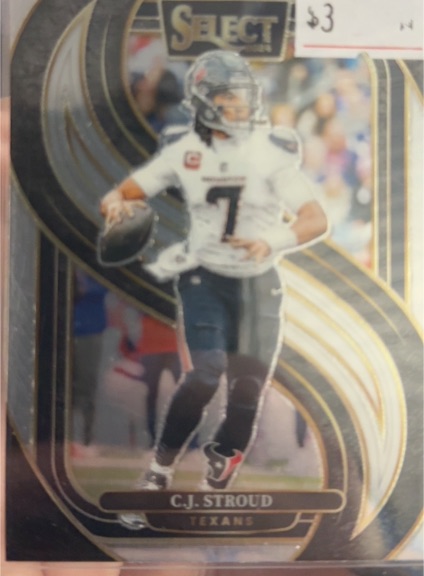 2024 Panini Select #128 C.J. Stroud Houston Texans — front