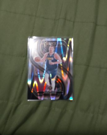 2024-25 Panini Select - Concourse Dalton Knecht #91 Blue Cracked Ice Prizm (RC) — front