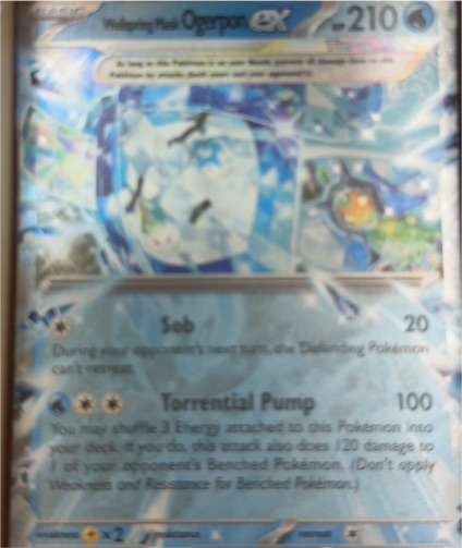 2024 Pokemon TCG SV06: Twilight Masquerade #064/167 Wellspring Mask Ogerpon ex — front
