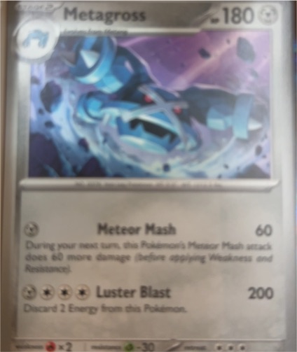 2024 Pokémon Scarlet & Violet Temporal Forces #115 Metagross — front
