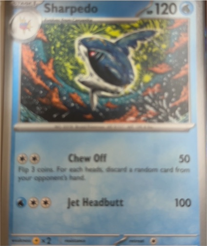 2024 Pokemon SV05: Temporal Forces #043 Sharpedo — front