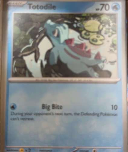 2024 Pokémon SV05: Temporal Forces #039 Totodile — front