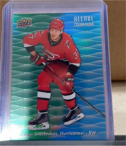 2023-24 Upper Deck Allure Color Flow #CF-6 Andrei Svechnikov — front
