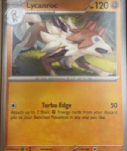 2023 Pokemon SV05: Temporal Forces #090 Lycanroc — front