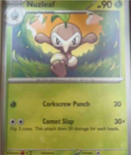 2024 Pokémon SV05: Temporal Forces #004 Nuzleaf — front