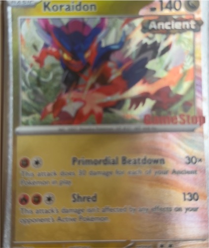2024 Pokémon Scarlet & Violet Temporal Forces #119 Koraidon — front