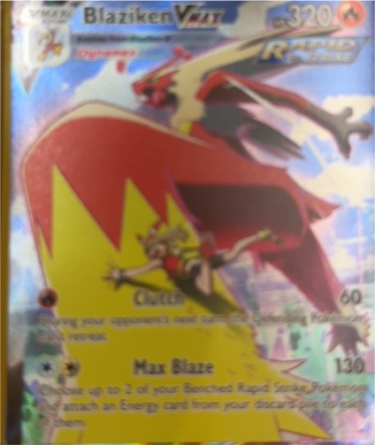 2023 Pokémon Sword & Shield Silver Tempest #TG15/TG30 Blaziken VMAX — front