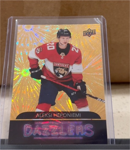 2020-21 Upper Deck Extended Series Dazzlers #DZ-119 Aleksi Heponiemi — front
