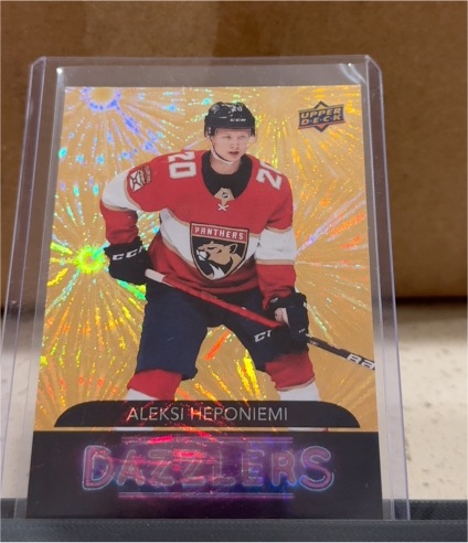 2020-21 Upper Deck Dazzlers #DZ-119 Aleksi Heponiemi — front