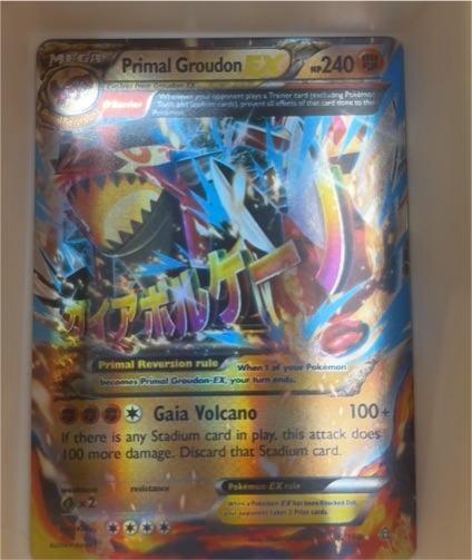 2014 Pokémon Primal Groudon EX #86 — front