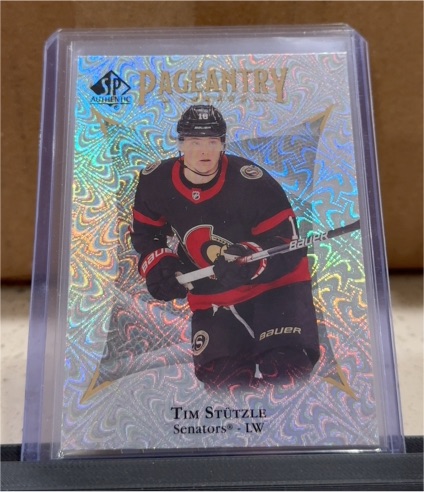2021-22 SP Authentic Pageantry #P-16 Tim Stützle — front