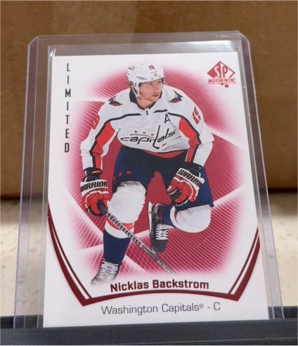 2021-22 Upper Deck SP Authentic #80 Nicklas Backstrom — front