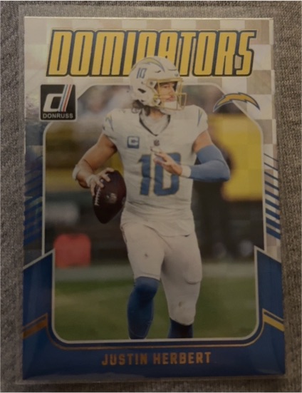 2024 Panini Donruss Dominators #6 Justin Herbert — front