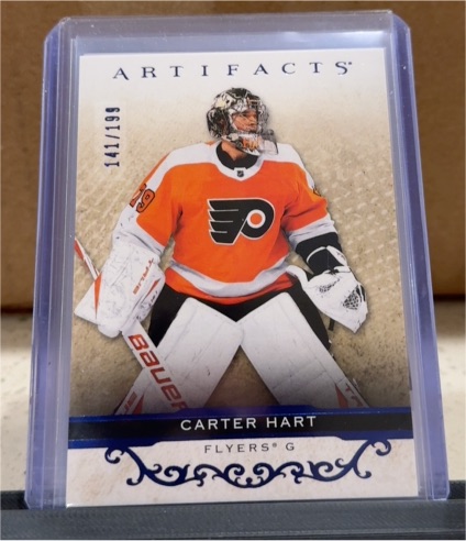 2021-22 Upper Deck Artifacts #9 Carter Hart — front