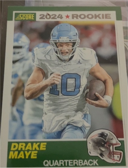 2024 Score 35th Anniversary Rookie #3 Drake Maye — front