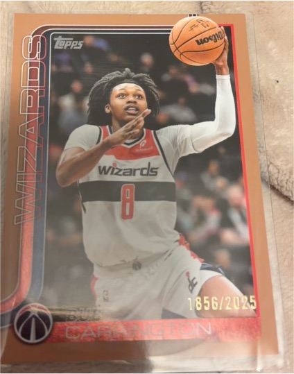 2025-26 Topps #97 Bub Carrington — front